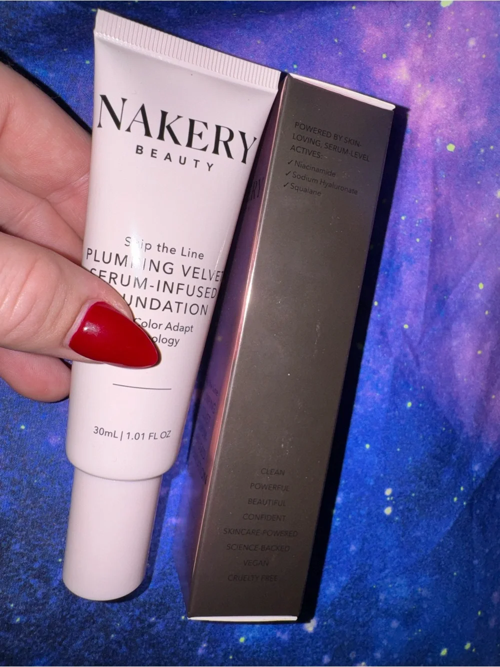 Nakery Plumping Velvet Serum-Infused Foundation - Light